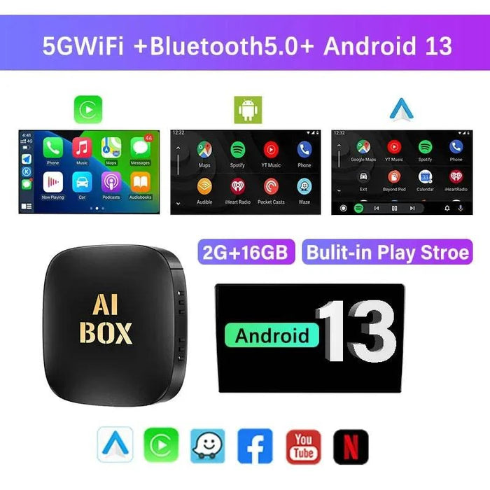 Equipped with the latest Android 13 for smooth operation