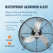 Wall Mount Shutter Exhaust Fan 30 Aluminum AC Motor Cooling (41 cm) for efficient and powerful ventilation