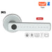 Package contents include front panel, rear panel, latch, keys, screw kit, manual, and IC cards