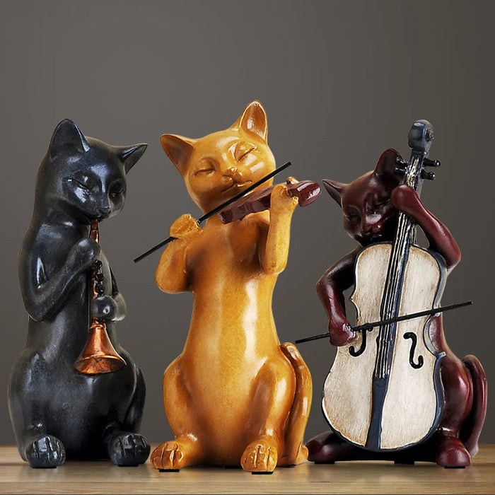 American Style Resin Animal Sculpture Cute Handmade Home & Office Ornament