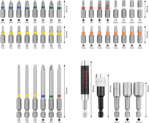 High-hardness bits and anti-slip extension rod ensure precision and durability