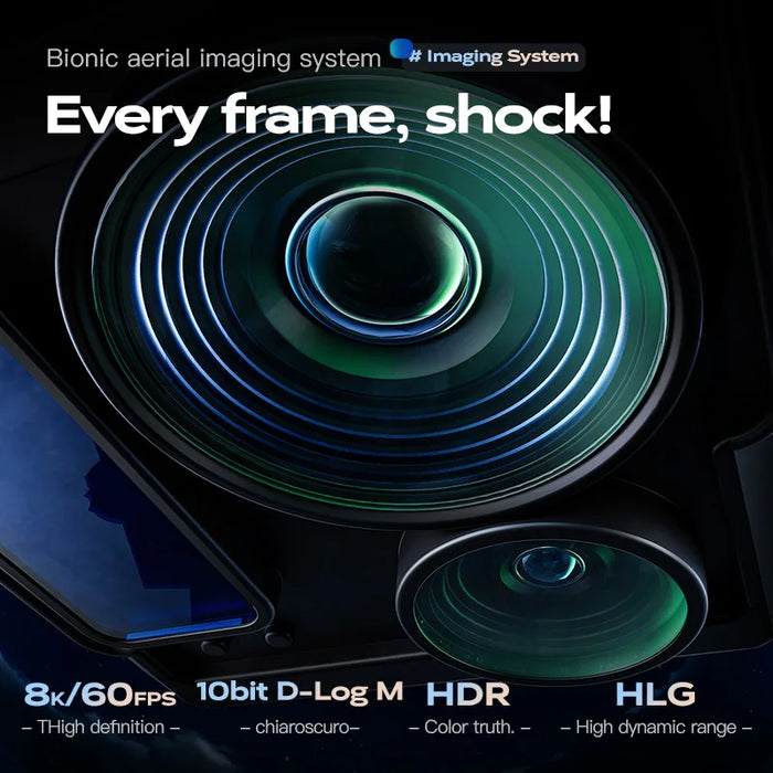 Long Range 8K UHD Drone with Touchscreen Remote