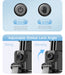 3-Axis Selfie Stick Gimbal Stabilizer for Smartphone with Bluetooth Remote Black with 2 Lights
