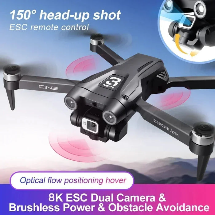 High-Performance 8K Dual Camera GPS Drone