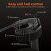 Wireless gaming headphones with 50mm dynamic drivers for deep bass and high clarity