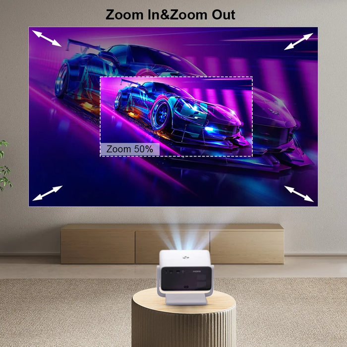 Smart 4K Mini Projector with Android and WiFi