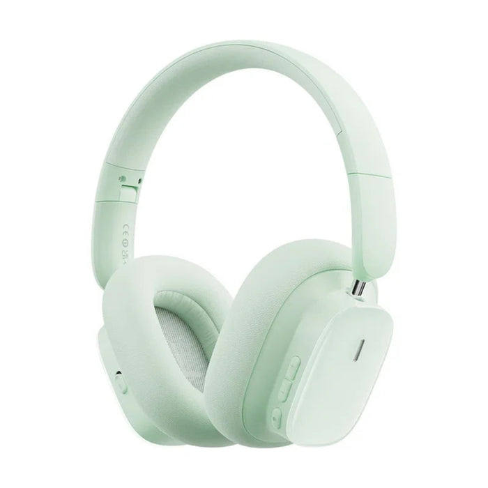 Green Bluetooth 5.3 Headphones with Noise Cancellation and Dual Mode