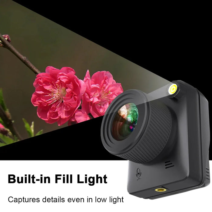 Outdoor 4K Timelapse Camera 32MP Waterproof 90° Rotating Display