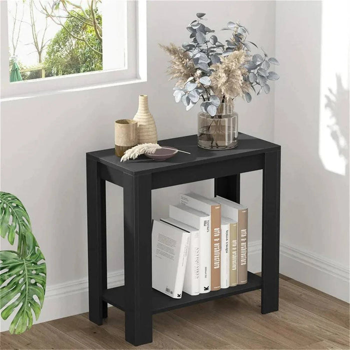 Square Coffee Table with Modern Retro Style and Antique Appearance