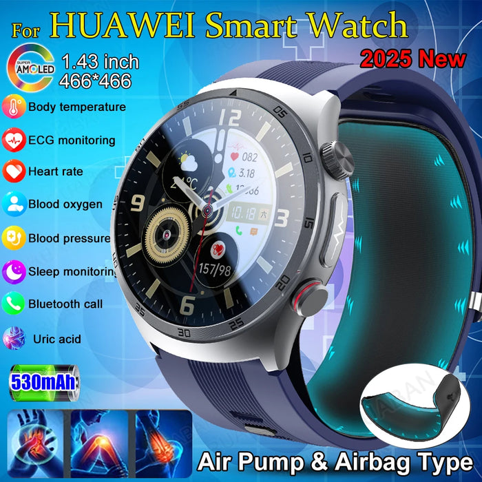 1.43" AMOLED Smartwatch with Voice BP Monitor & Fitness Tracker