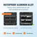 Shutter Exhaust Fan with Temp & Humidity Controller 30 cm Ventilation for Greenhouses Garages - FLUXA