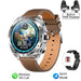 Brown Silver Smart Watch package contents include smartwatch with TWS earbuds, charging cable, user manual, and packaging box