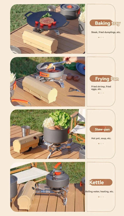 Compact & Lightweight Portable Gas Stove for Travel and Picnics