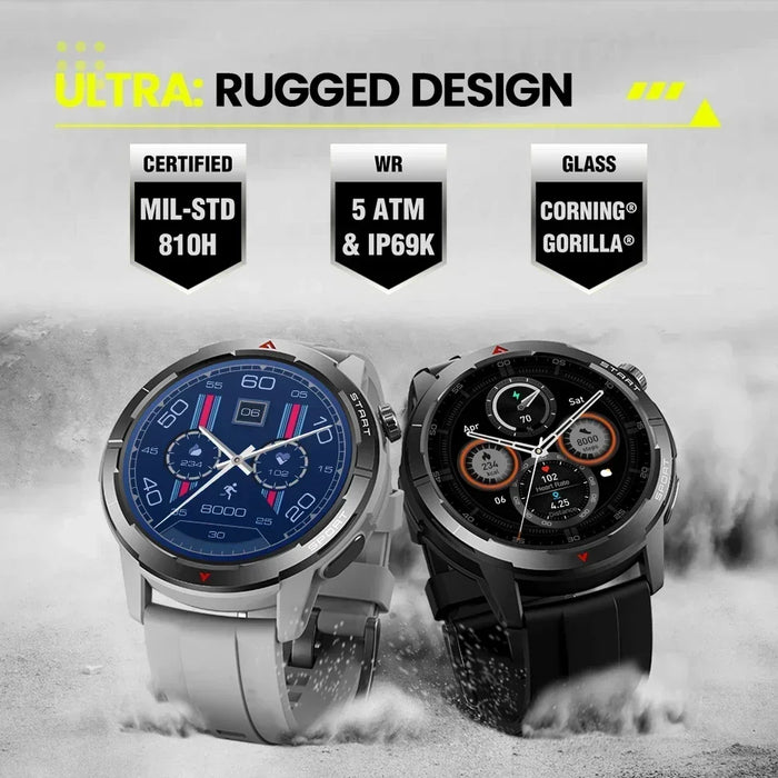 Outdoor GPS Smart Watch 4G, 5ATM, 120+ Sports Modes