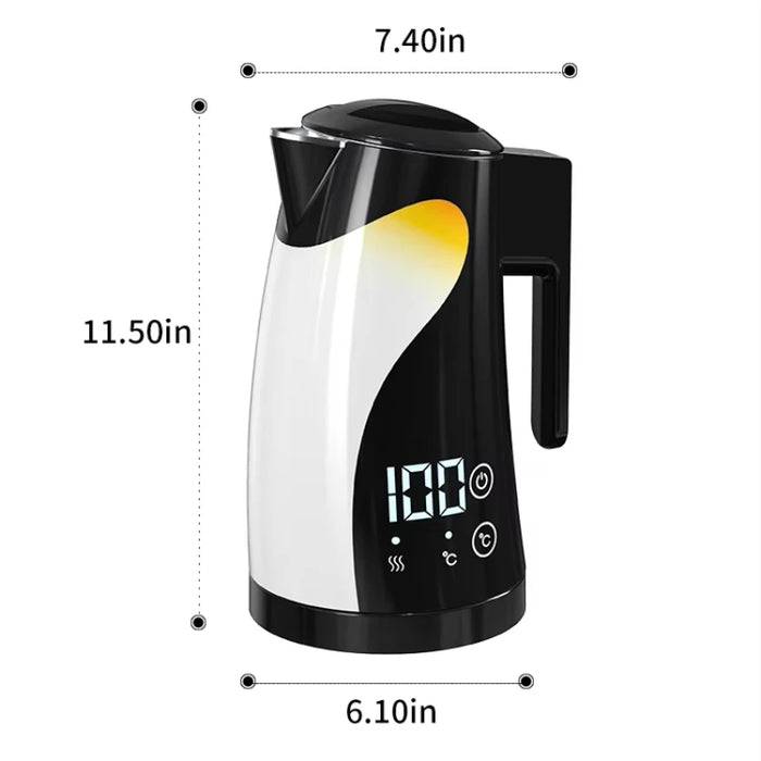 1.25L Electric Kettle Stainless Steel Temperature Control 1300W