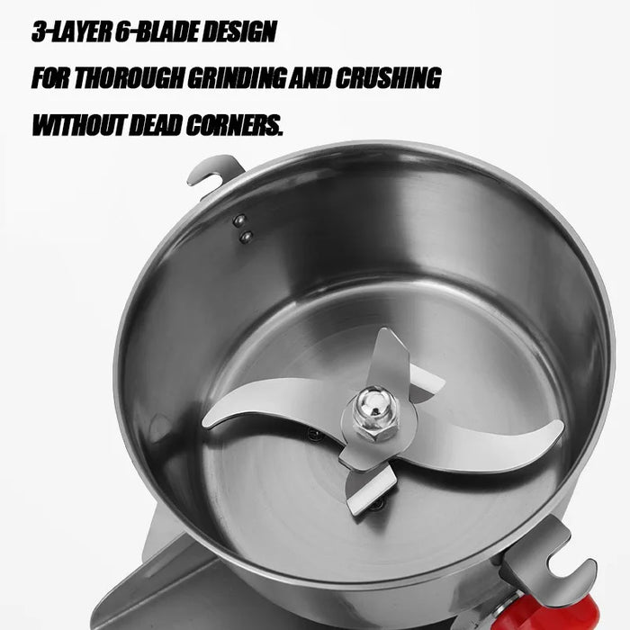 1000g Electric Grain Grinder 220V for Spices and Coffee