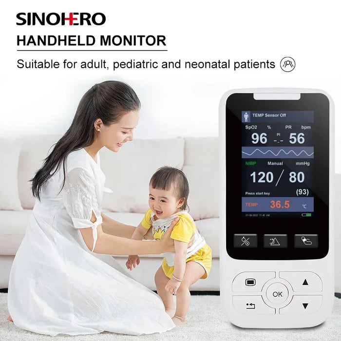 Portable Patient Monitor for Adults, Kids, and Vets