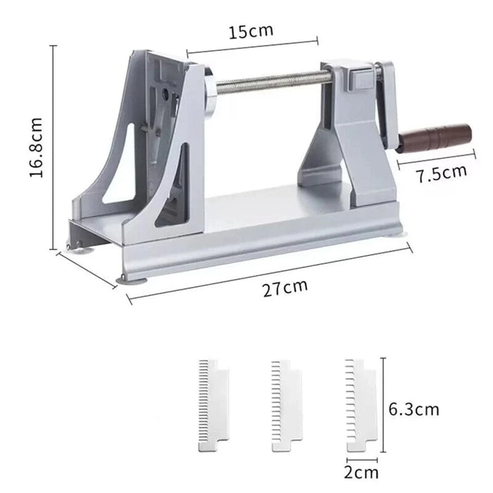 Manual vegetable slicer made of durable stainless steel material