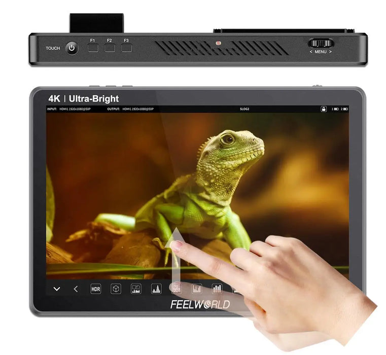 10.1" Ultra Bright 2000nit IPS Touchscreen Camera Monitor SDI Version