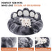 Cozy and warm deep coffee color pet bed