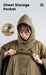 Camping Cape Sleeping Bag, Lightweight Outdoor Cold Blanket, Portable Thermolite - Green alt text: Green camping cape sleeping bag with lightweight and portable thermolite material for outdoor use