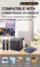 High-quality stereo sound with deep bass for an enhanced audio experience