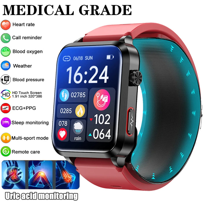 Smart Health Watch RedJ with sleep and uric acid tracking