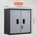 Package includes wall cabinet, adjustable shelf, keys, and instruction manual
