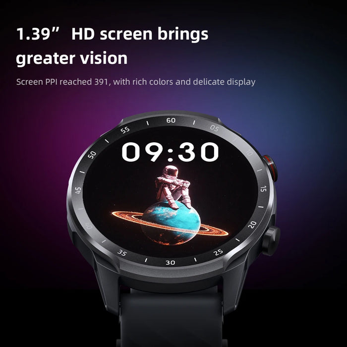 Smart Sports Watch with Bluetooth Calling & 70 Modes – Black