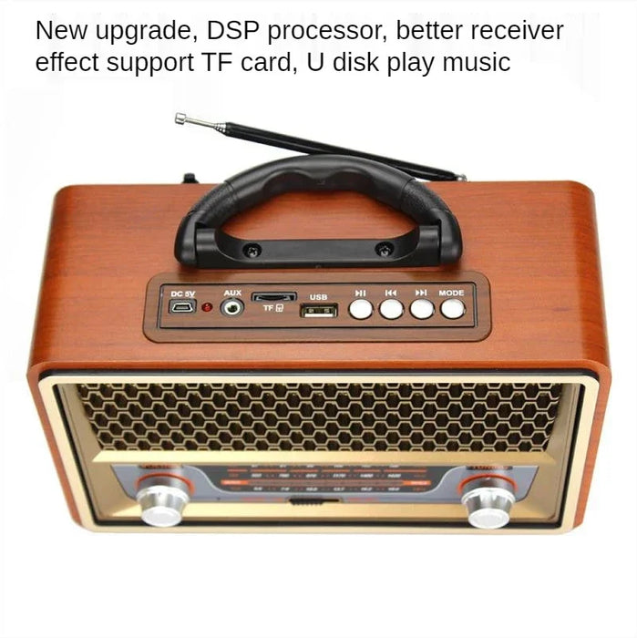 Multifunction Radio Speaker with Subwoofer and Bluetooth