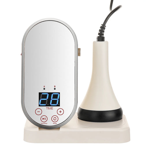 
Ultrasonic Cavitation Slimming Machine breaking down fat cells with 80KHz sound waves