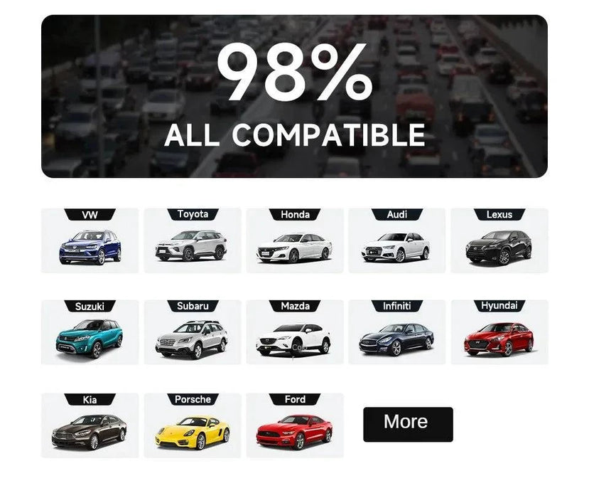 Includes Wireless CarPlay/Android Auto AI Box, User Manual, USB Connection Cable