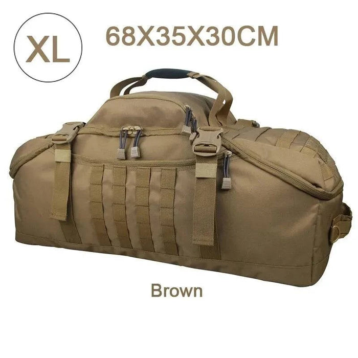  Durable 600D Polyester Hiking Travel Rucksack with MOLLE System

