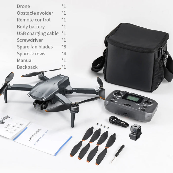 4K GPS Drone with Obstacle Avoidance and Dual Camera