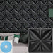 Versatile and practical 3D geometric-patterned PVC panels for sound-absorbing and moisture-proof walls in residential and commercial settings
