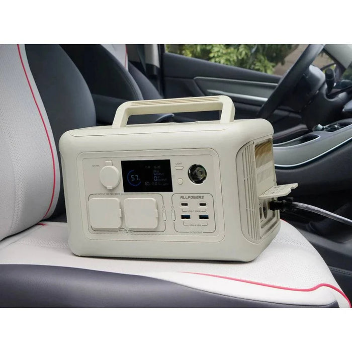Portable Power Station with 299Wh battery capacity and 600W continuous and 1200W peak power outputs