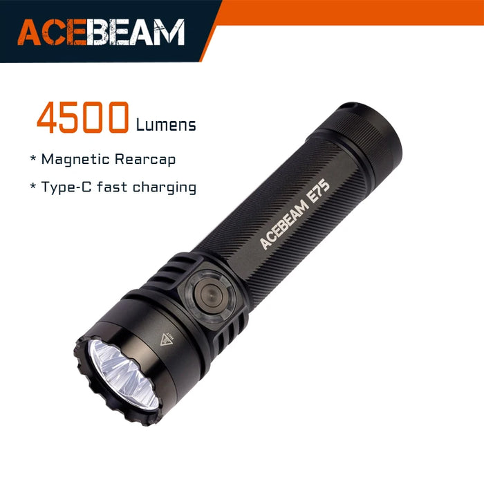 Waterproof High-Lumen Flashlight for Outdoor and Emergency Use