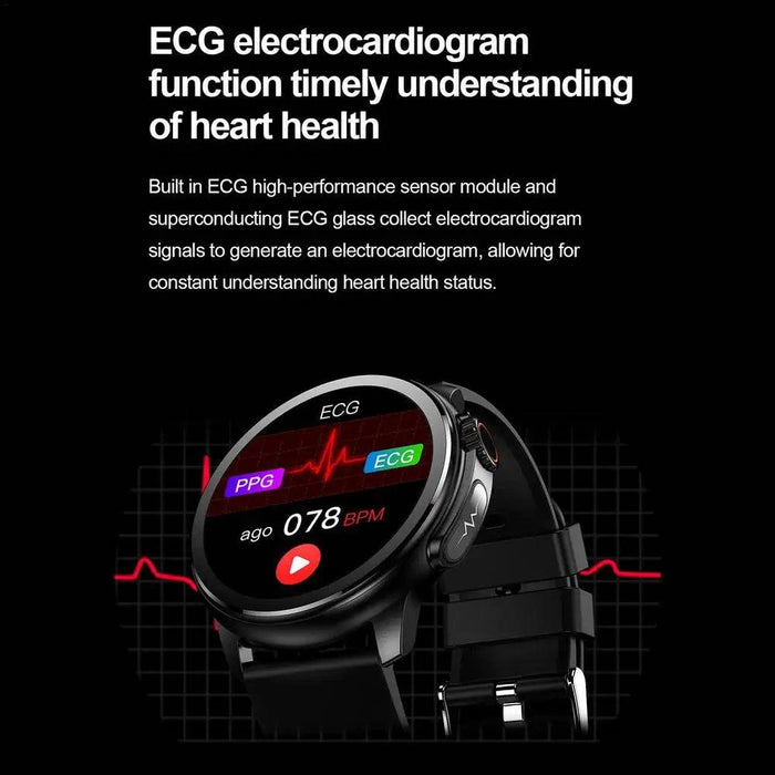 Smart Watch Waterproof Fitness Tracker Sleep Heart Rate Monitor for Men & Women (Beige) - FLUXA