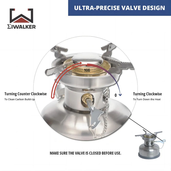 G53S Outdoor Oil-Burning Stove for Travel & Emergency Use