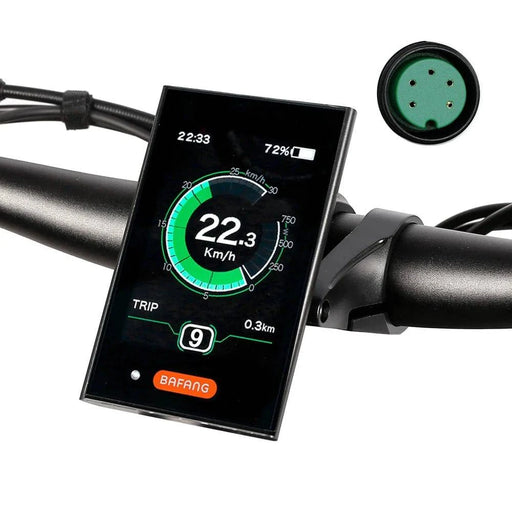 DPC18 Original Display Electric Bike Colorful Screen for 8FUN BBS E-bike Mid Motor Hub Motor 0-5/0-9 PAS 5PIN Female UART - A high-quality and versatile display for electric bikes