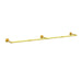 180cm Wall-Mounted Industrial Pipe Clothes Rail in Gold with adjustable length from 90cm to 180cm