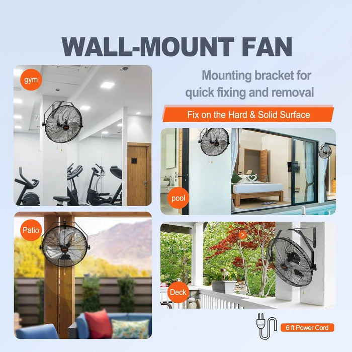 Durable Industrial Fan with ETL Listed Safety Certification