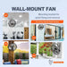 Durable Industrial Fan with ETL Listed Safety Certification