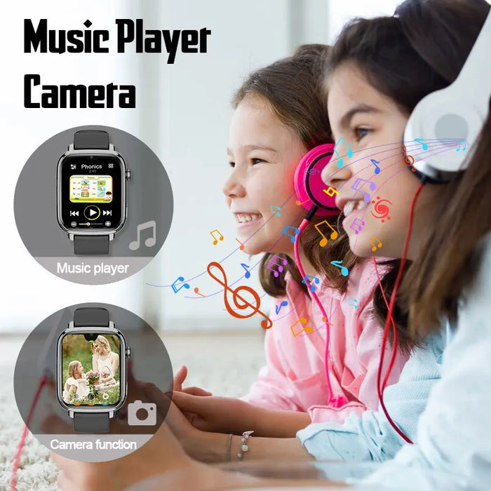 4G GPS Smartwatch for Kids with Camera, Waterproof, Black