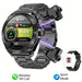 Steel Black Smart Watch with 2-in-1 TWS Bluetooth Earphones and HD Bluetooth Call package contents including smartwatch, earbuds, charging cable, user manual, and outer packaging box