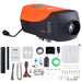 12V 8kW diesel air heater with LCD remote control for RVs, trailers, campers, and boats