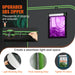 Perfect for soil-free growing systems and indoor environment