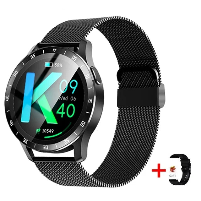 2-in-1 Smartwatch with TWS Earbuds, 1.32" AMOLED, Bluetooth Call – Black