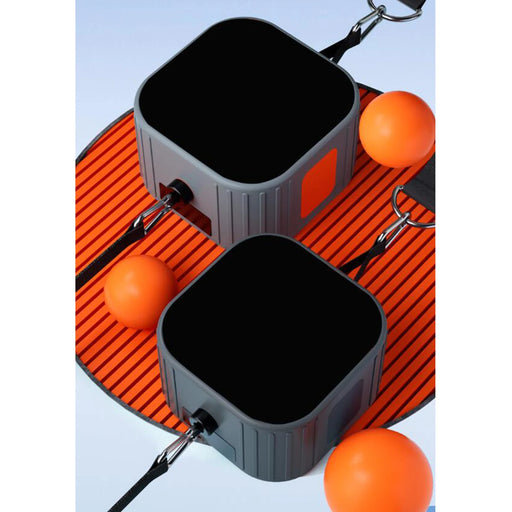 Orange Gray Home Gym Equipment with resistance levels ranging from 5 kg to 25 kg