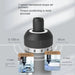 Rechargeable Battery Cordless Mini Electric Screwdriver with LED Light and Display
